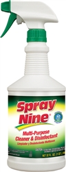 Spray Nine Multi Purpose Cleaner and Disinfectant-32 Oz Spray Bottle