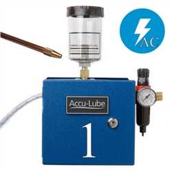 Accu-Lube, 01B1-STD, 1 Nozzle Brass Pump Applicator, Electric Solenoid (110 VAC) on/off Valve
