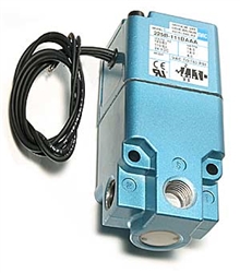 Accu-Lube,  9537, Electric Solenoid: 200 Series, (110 VAC or 24 VDC dual voltage) on/off valve (1/4" NPT) complete