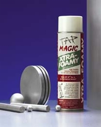 Tap Magic Xtra Foamy high visiility foaming action cutting fluid.