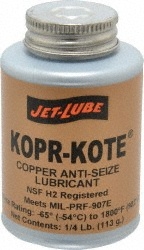 Jet-Lube Kopr-Kote High Temp, Food Grade, Copper Anti-Seize Lubricant